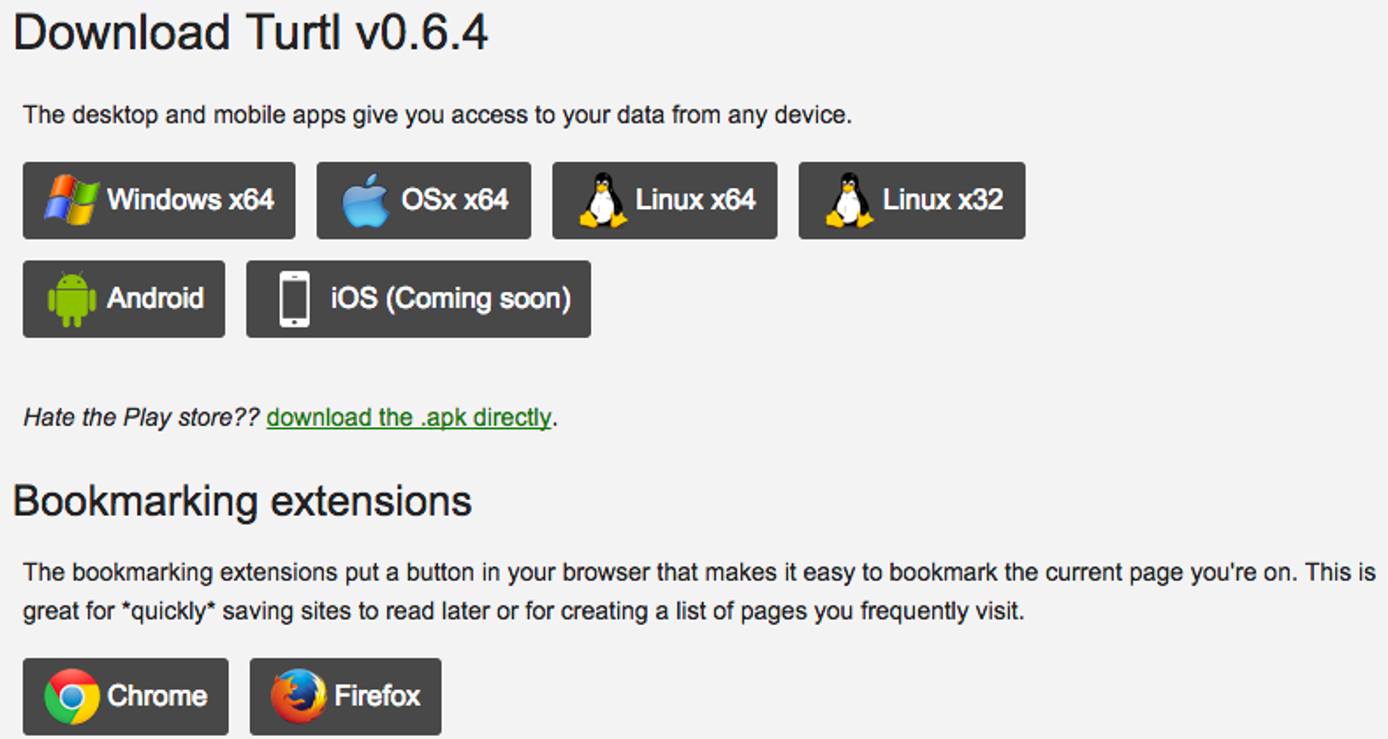 Turtl Download Screen Turtl Download Screen