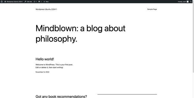 Your WordPress Site Your WordPress Site