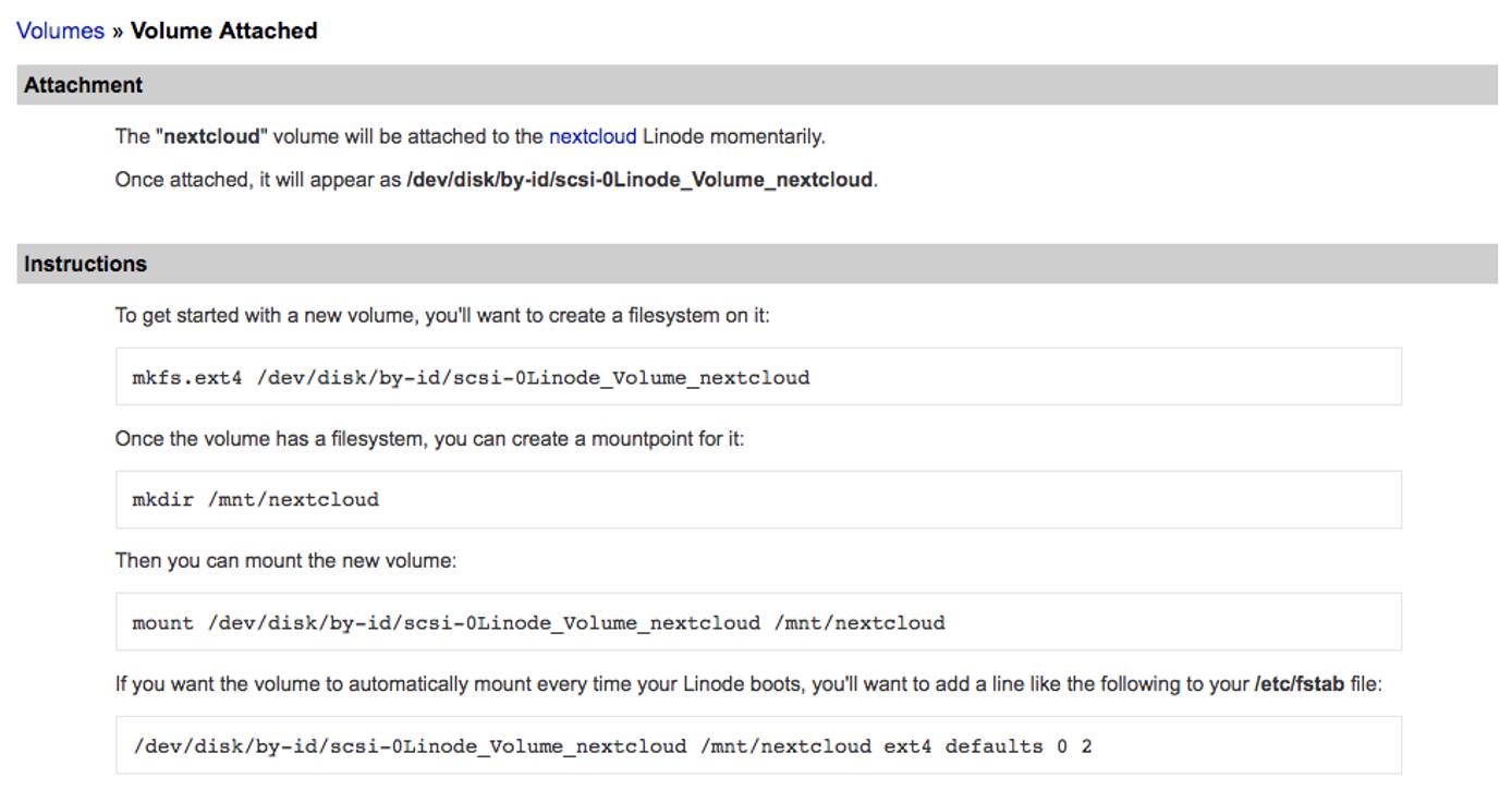 Mount Block Storage Volume Mount Block Storage Volume