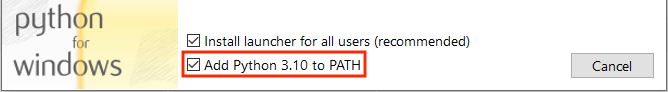 Python WIndows Path Option Python WIndows Path Option